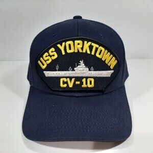 U.S. Navy USS YORKTOWN CV-10 Men's Cap Hat  Navy B